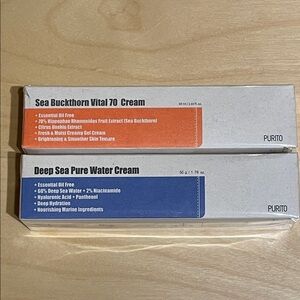 Purito Skincare Set Sea Buckthorn Vital 70 Cream & Deep Sea Pure Water Cream